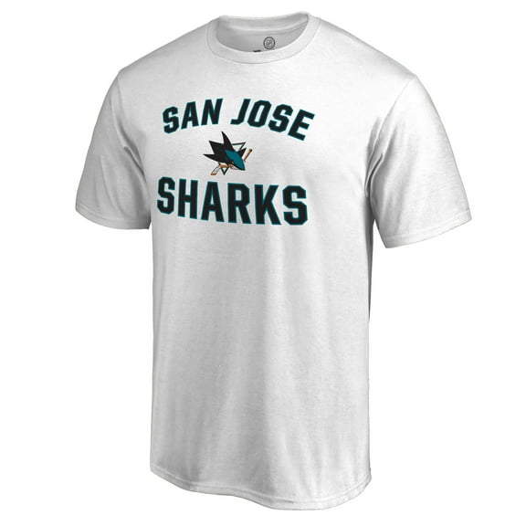Men's White San Jose Sharks Victory Arch T-Shirt
