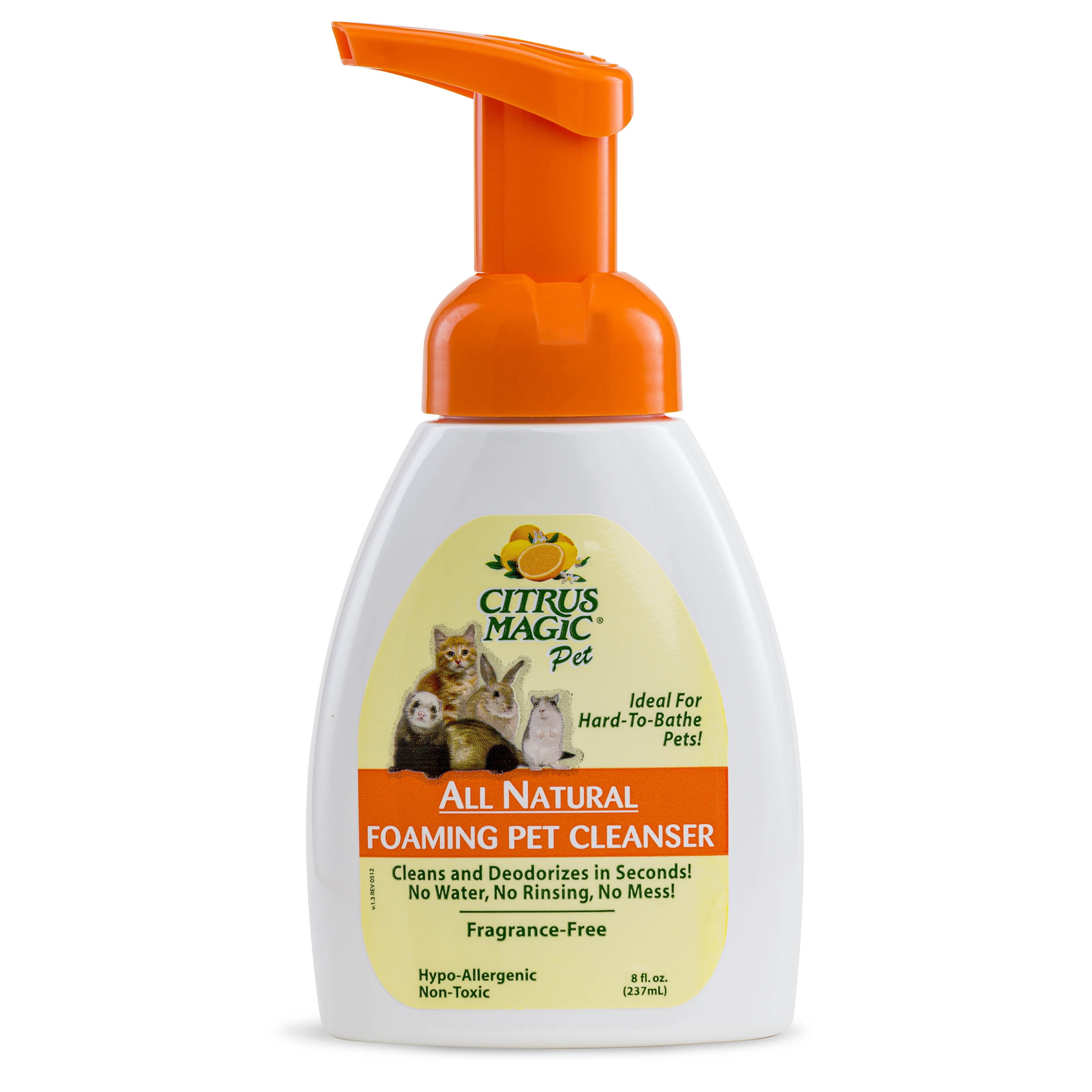 Citrus Magic Pet Foaming Pet Cleanser, 8Fluid Ounce