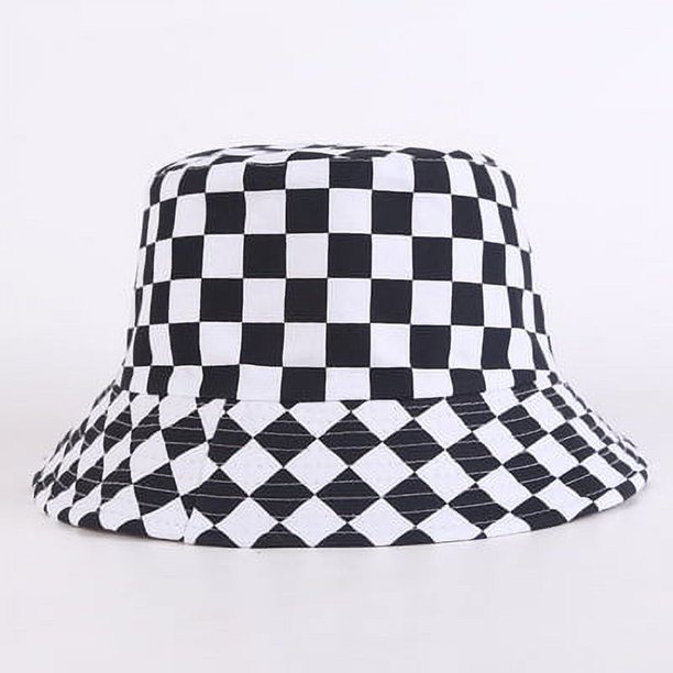 MaxNova - Sombreros de cubo reversibles para mujer, para viajes, playa, sol, bordado de flores, gorra para exteriores, unisex MFZFUKR HMYH214-1