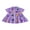 Purple, variant on BemeyourBBs Toddler Baby Girl Mardi Gras Dress Outfit Spring Summer Carnival Clothes Short Sleeve Button Down Lapel Neck Star Embroidery Dress Playwear