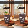 thumbnail image 3 of 180 Count 16 oz Paper Coffee Cups, Disposable Drinking Cup for Hot or Cold Beverage, 16 ounce Brown Coffee Cups for Party, Home, Travel, Picnic, 3 of 6