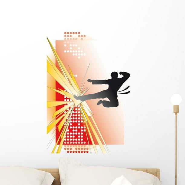 Karate 1 Wall Mural Decal By Wallmonkeys Vinyl Peel And Stick Graphic 24 In H X 16 In W Walmart Com Walmart Com