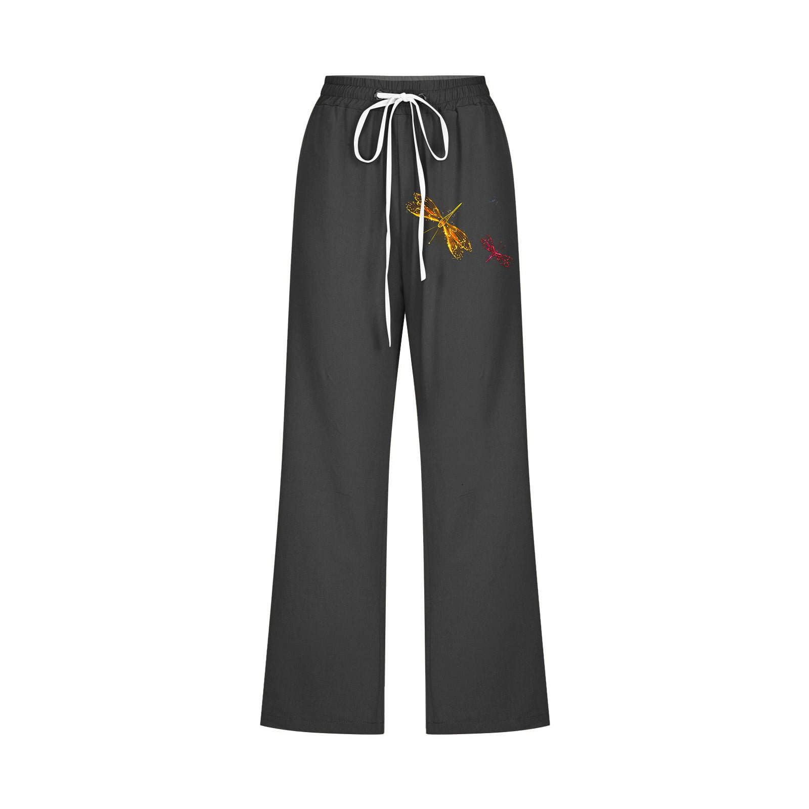 Brnmxoke Fall Clearance 2023,Linen Capris Pants for Women Casual