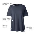 thumbnail image 3 of Lands' End Essentials Women's Short-Sleeve Soft Cotton T-Shirt - Tailored Feminine Fit, 3 of 4