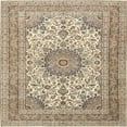 thumbnail image 1 of Ahgly Company Indoor Square Traditional Wood Brown Area Rugs, 7' Square, 1 of 6