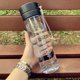 thumbnail image 1 of Taza de agua, taza de plástico, botella de agua deportiva, tapa doble esmerilada, color alto y taza de agua para mujeres y estudiantes, 1 of 5
