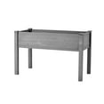 thumbnail image 5 of 48x24x30 Inch Wood Raised Garden Bed, Elevated Planter Box with Legs, Outdoor Plant Stand for Garden Patio Balcony Backyard, 300 LBS Capacity, Grey, 5 of 9