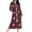 #01_Red, variant on Long Zip Up Robes for Women,Christmas Snowflake Pajama Long Sleeve Nightgowns with Pocket Soft Housecoats for Plus Size Knee Length Loungewear Dresses