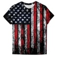 thumbnail image 6 of Yindaity 4th Of July Shirts for Women USA Shirts Women: Red White and Blue T Shirt American Flag Tshirt Patriotic 6th of July Outfits(Red,S), 6 of 7