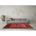 thumbnail image 3 of Ahgly Company Indoor Rectangle Abstract Red Contemporary Area Rugs, 2' x 5', 3 of 4
