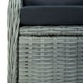 thumbnail image 7 of Carevas 5 Piece Patio Dining Set Gray Poly Rattan, 7 of 7