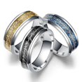 thumbnail image 2 of Anillos Midi De Tungsteno Un Anillo De Poder Oro Azul La Película De Anillo Para Mujeres Hombres Amantes Joyas Anillos,11,Oro, 2 of 3