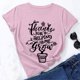 thumbnail image 2 of Camiseta de manga corta con estampado bonito para el día del maestro y cuello redondo suelto a la moda para mujer Pompotops hfajkhk137953, 2 of 7