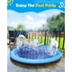 thumbnail image 5 of Alfombra rociadora para perros, piscina gruesa y duradera para mascotas, juguetes acuáticos de verano para exteriores (150 cm), 5 of 5