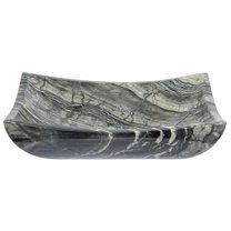Deep Zen Sink - Wooden Black Marble
