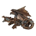 thumbnail image 3 of Ebros Roaring Steampunk Copper Skinned Robotic Cyborg Winged Dragon Figurine, 3 of 6