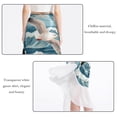 thumbnail image 2 of Seagull Chic Chiffon Women's Beach Dress - Elegant Summer Dresses, Beach Skirt Fol, 2 of 6