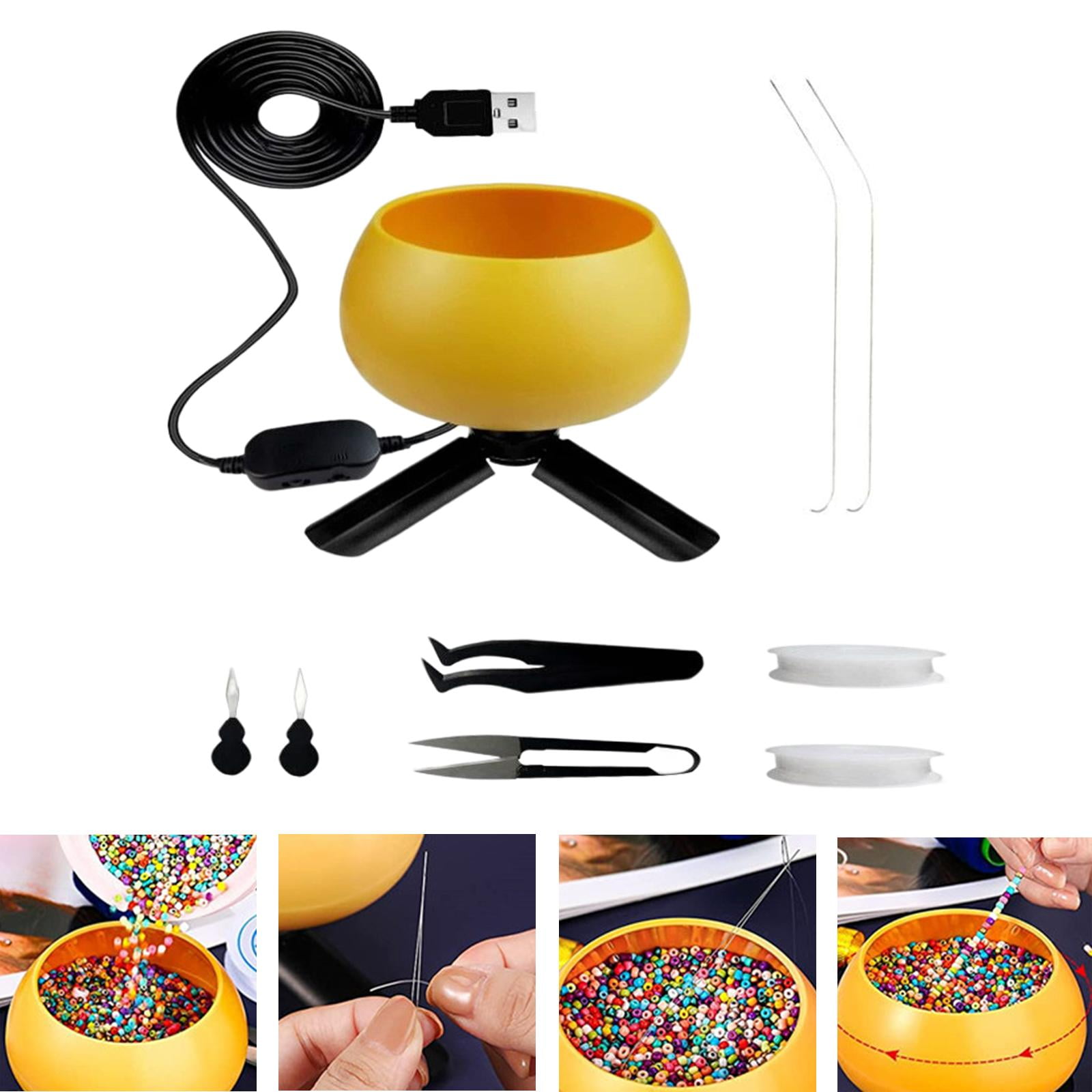 Electric Bead ner Beading Tool Jewelry Making Bowl for Pendants Charms