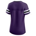 thumbnail image 3 of Women's Fanatics Purple Baltimore Ravens Iconic Bling Athena Lace-Up V-Neck T-Shirt, 3 of 3