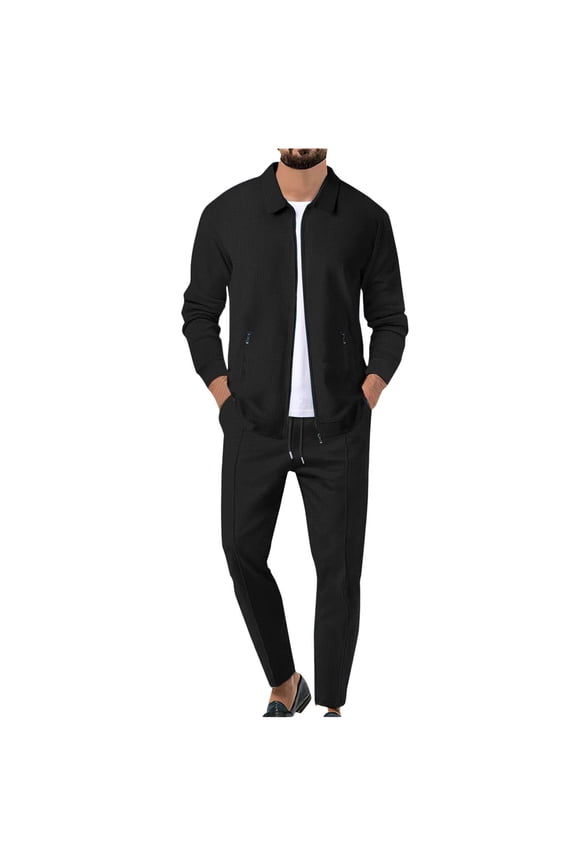 Men's Tracksuits Outfits Sweatsuits for Men Athletic Track Suits 2 Piece Set Full Zip Sweat Suits Jogging Suits
