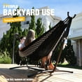 Zupapa Hammock Stand Adjustable Hooks Fits Hammocks 8 to 10.5 Ft Long
