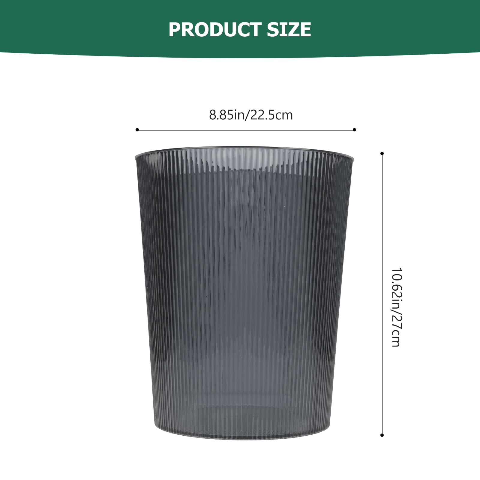 unbranded Garbage Recycling Containers Waste Bin Wastebasket Green