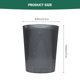 thumbnail image 2 of IDEANATEGRATE Bote De Basura Verde Redondo Para Almacenamiento Con Transparente Y Uso, 2 of 6