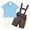 Blue, variant on IBTOM CASTLE Kids Boys Oktoberfest Clothes German Bavarian Lederhosen Shorts with Plaid Shirt Socks Halloween Cosplay Beer Festival Dress up Outfit