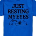 thumbnail image 3 of Peanuts - Resting My Eyes Snoopy - Toddler & Youth Short Sleeve Graphic T-Shirt, 3 of 6