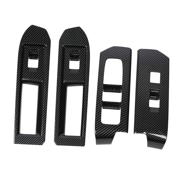 Window Switch Panel Cover Trim, Interior Decoration Window Control Panel Cover Adhesive for Tacoma 2024
