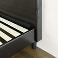 thumbnail image 2 of Zinus Kitch 44" Faux Leather Upholstered Platform Bed Frame, Full, 2 of 10
