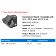 thumbnail image 2 of Transmission Mount - Compatible with 2016 - 2018 Acura MDX 3.5L V6 2017, 2 of 3
