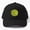 Black, variant on Romanesco Baseball Hat, Spiral Vegetable Produce Graphic Design, Classic Everyday Casual Cap