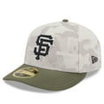 thumbnail image 3 of Men's New Era Light Beige/Olive San Francisco Giants 2025 Armed Forces Day Low Profile 59FIFTY Fitted Hat, 3 of 5