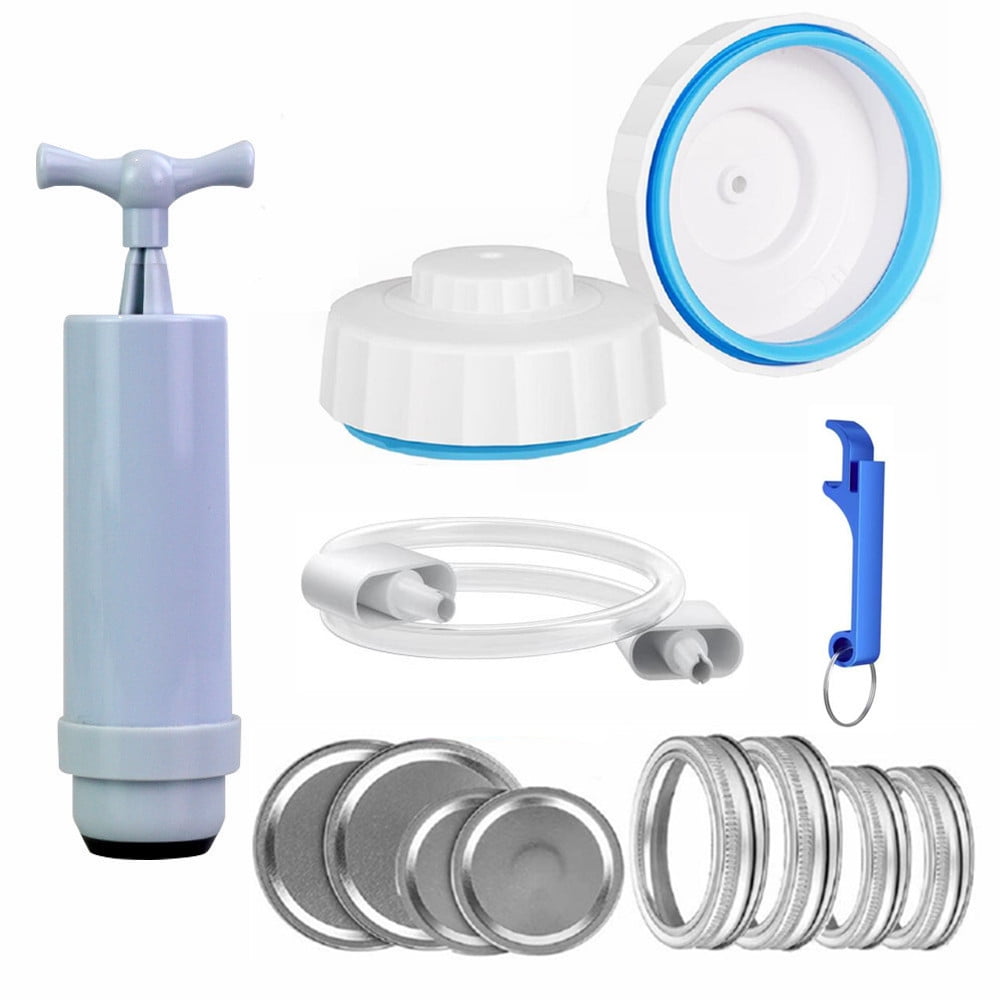13 Pack Mason Jar Vacuum Sealer and Accessory Hose Compatible with