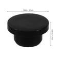 thumbnail image 2 of SOPOTUTU 8Ud Tapón De Silicona Elástica Negro Para Impermeable En Equipos Y Dispositivos, 2 of 7