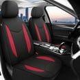 thumbnail image 2 of Waterproof Car Seat Cover Full Seats, Neoprene Seat Covers for Cars,Split Bench Compatible Car Interior Covers, Universal Fit Most Car Sedan Truck SUV(Black/Red), 2 of 18