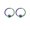 Multi-Color, variant on Anodized Titanium 16G Captive Bead Ring - Sold in pairs