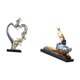 thumbnail image 5 of Estatua de pareja besándose, figura de bailarina de ballet, escultura de resina, adorno romántico, adecuado para decoración del hogar, regalo., 5 of 8