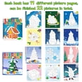 thumbnail image 3 of Libros de pintura adhesiva Christmas Crafts 90shine para niños de 4 a 8 años, 3 of 7