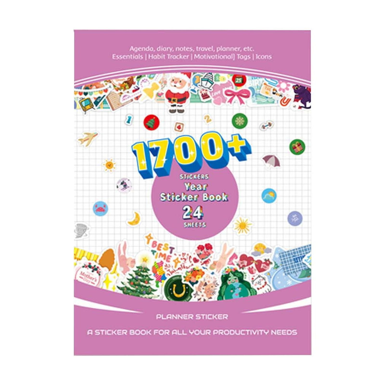 Iuhan Planner Stickers, Must-Have Organizer Stickers for Planning, Reliable Schedule Stickers, Colorful Task and Appointment Stickers for Journal, Diary, Calendar
