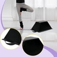 thumbnail image 3 of Tabla de equilibrio para porristas, soporte de entrenamiento de acrobacias para gimnasia con asa, soporte de bloque para entrenamiento de equilibrio y negro, 3 of 4