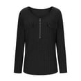 thumbnail image 5 of Neewe Fall Quarter Zip Pullover Sweaters for Women 2025 Long Sleeve Collared Fitted Ribbed Knit Tops, 5 of 7