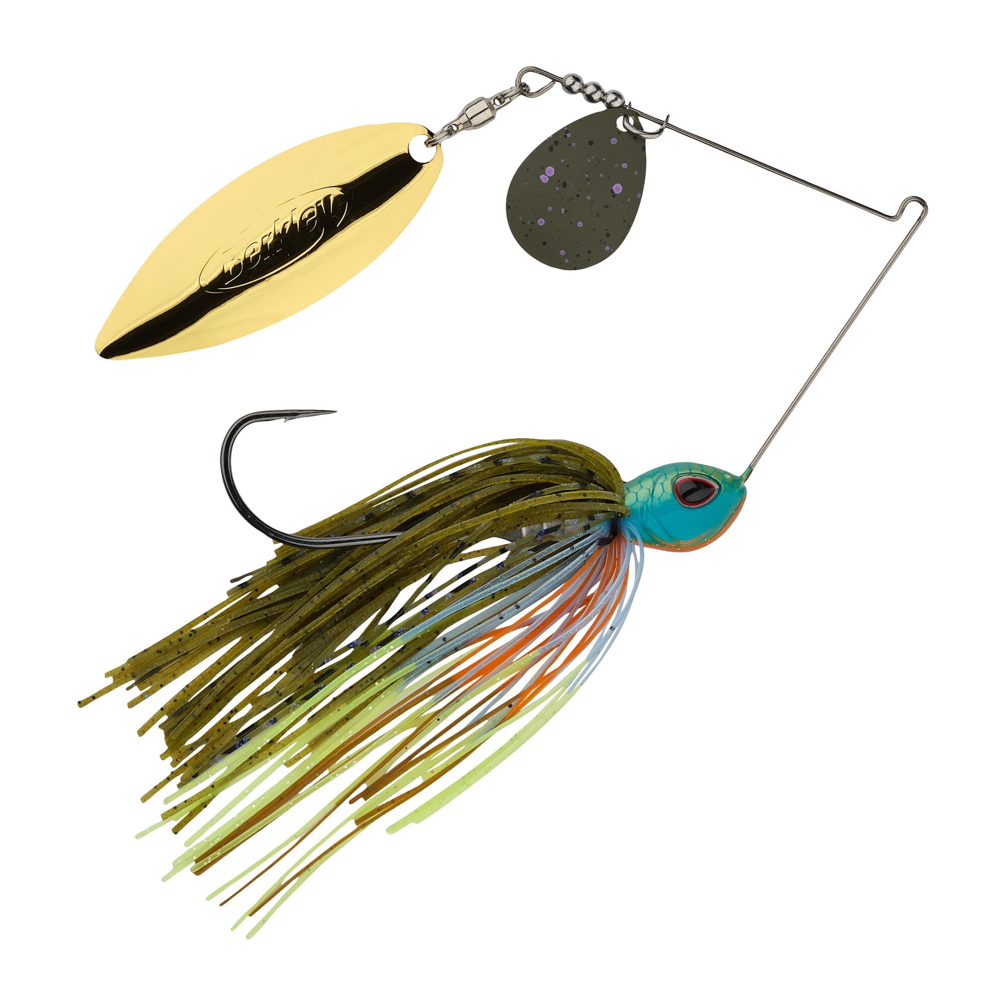 Berkley Power® Blade Standard, Spinnerbaits, Gill Spawn/Green Pumpkin + Gold (1 Count)