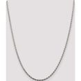 thumbnail image 5 of Sterling Silver 2.25mm Diamond-Cut Rope Chain (22 X 2.25) Made In Italy qdc050-22, 5 of 5
