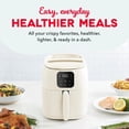 thumbnail image 2 of Compact Digital Air Fryer – 2.6 Quart, Cream, Ceramic Nonstick, Auto Shut-Off, Adjustable Temperature, 2 of 7
