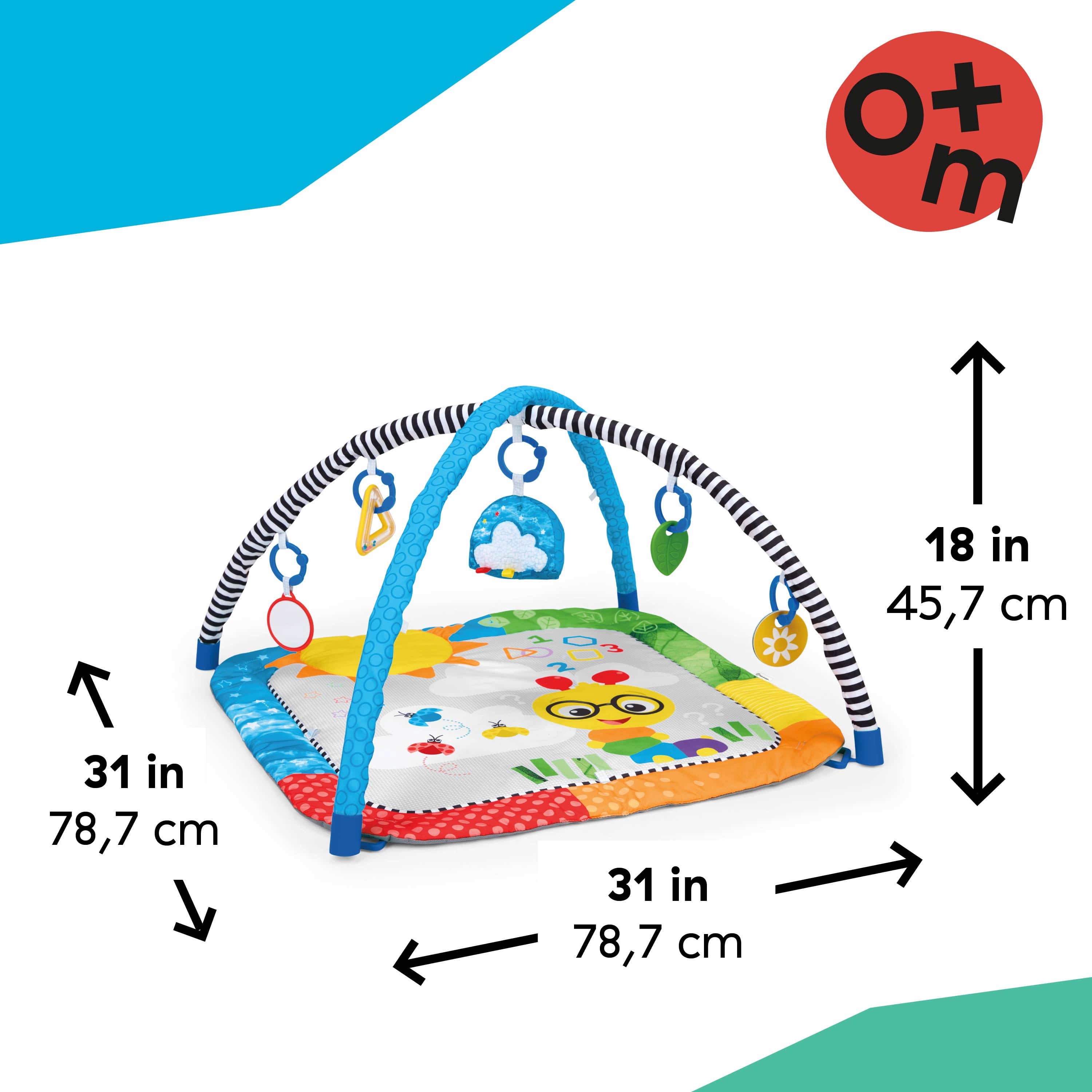 Baby Einstein Cal's Curiosity Center FoldAway Play Gym