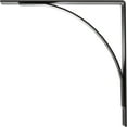 thumbnail image 4 of Ekena Millwork 3"W x 20"D x 20"H Morris Steel Bracket, Powder Coated Black, 4 of 11