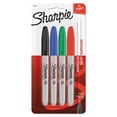 thumbnail image 2 of Sanford SAN30174PPBN Sharpie Fine Set Carded 4 Colors Per Pack - Pack of 6, 2 of 2