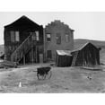 thumbnail image 3 of Koetsier, Albert 14x12 Black Modern Framed Museum Art Print Titled - Bodi Wheelbarrow, 3 of 5